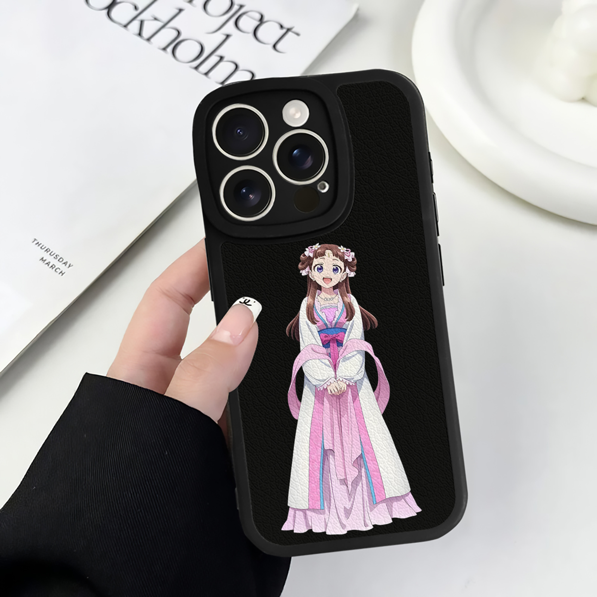 薬屋のひとりごと The Apothecary Diaries 【iPhone 16シリーズ対応】シリコンスマホケース（レザー調） 材質：シリコン